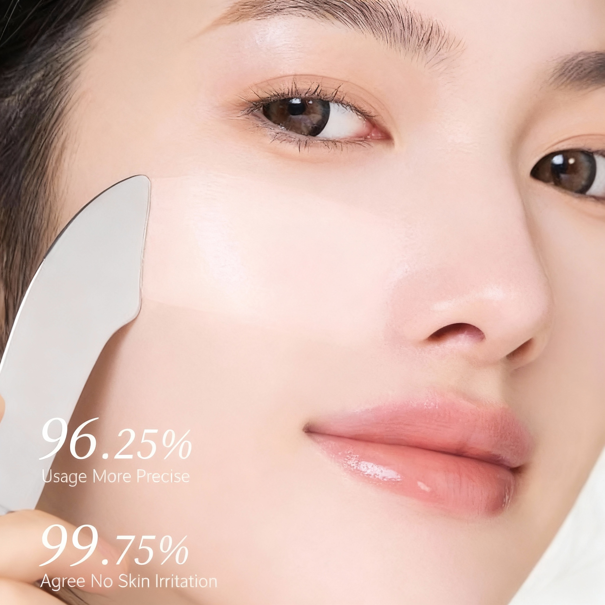 Inner Girly Picks — Stainless Steel Perfect-Base Foundation Spatula